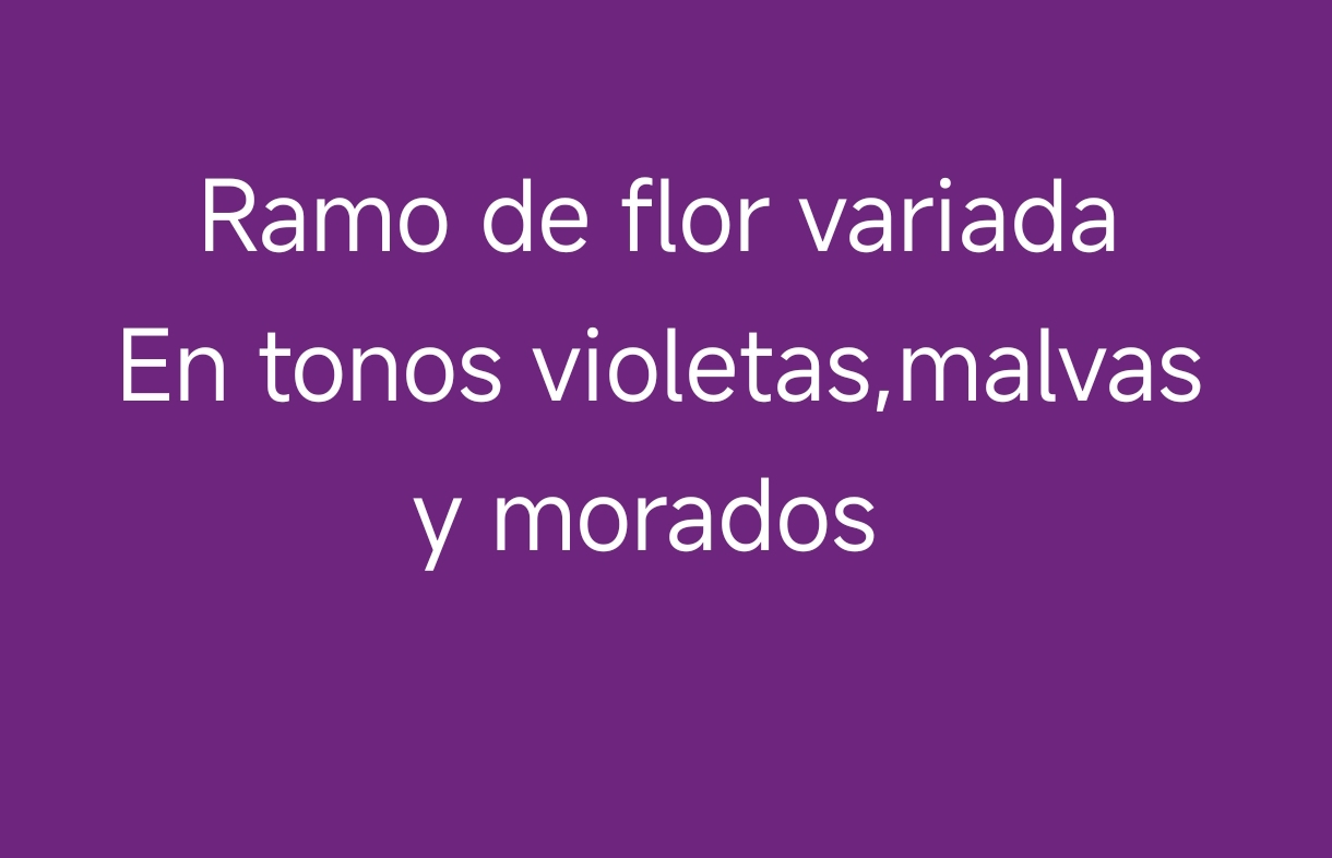 Ramito de Violetas