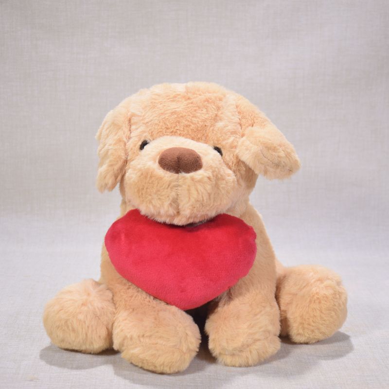 Perrito de Peluche con Corazón