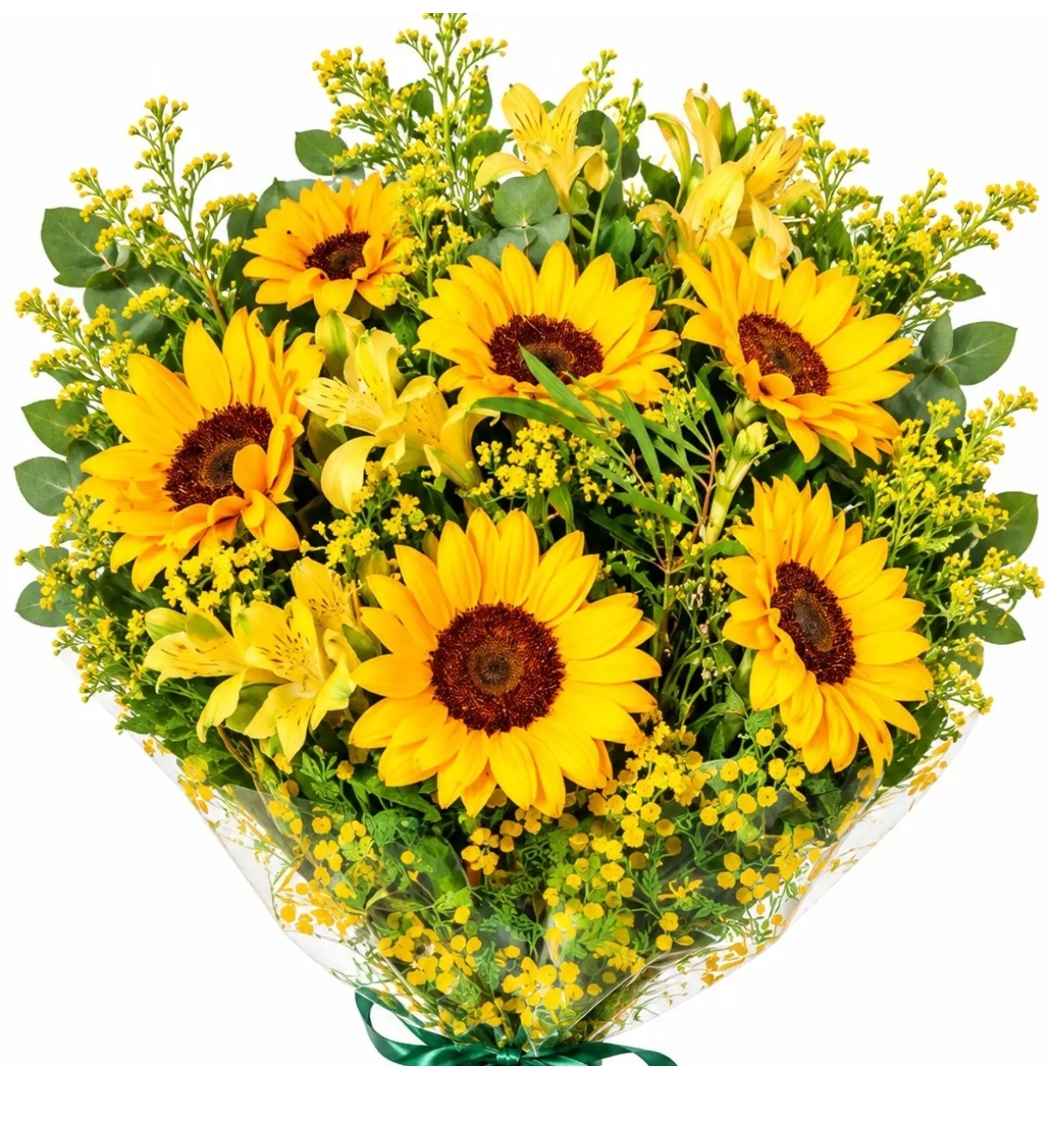 ramo de girasoles